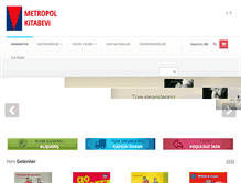Tablet Screenshot of metropolkitabevi.com